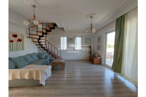 3+1 DUPLEX FLAT WITH POOL IN CENTRAL LOCATION IN FETHIYE