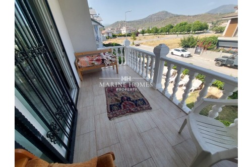 3+1 DUPLEX FLAT WITH POOL IN CENTRAL LOCATION IN FETHIYE