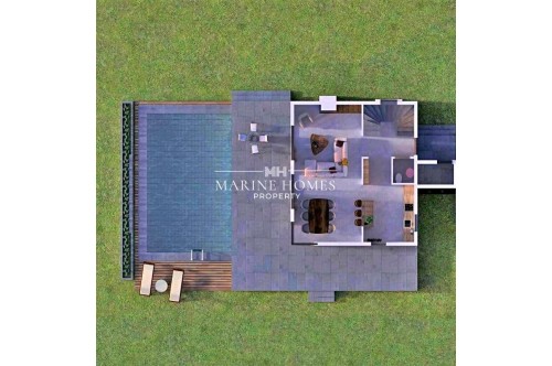 3 Bedroom Stone Villa For Sale In Üzümlü Project